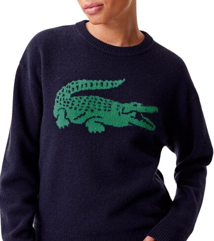 Lacoste x Bandier Women's Contraving Crocodile Sweater in Kuwait