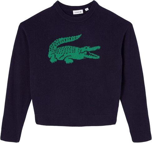 Lacoste x Bandier Women's Contraving Crocodile Sweater in Kuwait