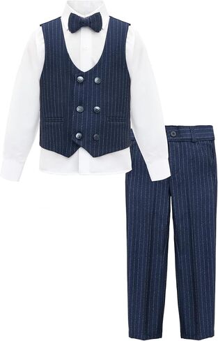 بدلة Lilax Boys 'Slim Fit Fit 4 بدلة ملابس رسمية للأطفال in Saudi Arabia