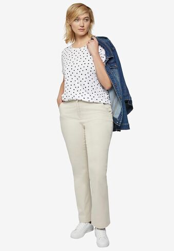 ellos Women's Plus Size Classic Stretch Chino Pants in Kuwait