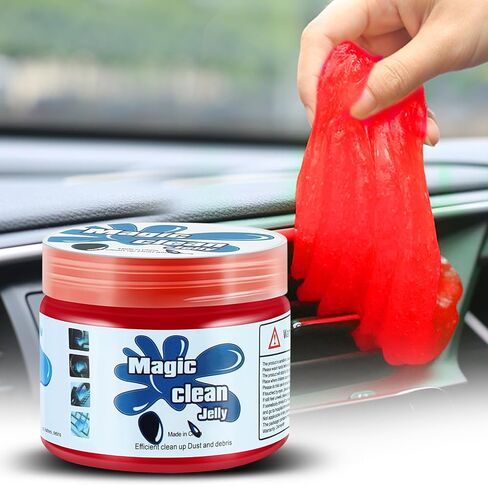 Magshion Car Cleaning Gel Dust Cleaning Gel for Car Vent, Auto Detailing Tools Home Office Detailing Jelly Keyboard Cleaner for Dust and Debris Removal (Blue) in Saudi Arabia