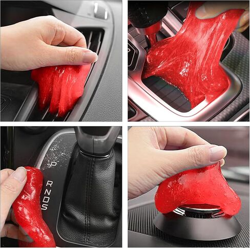 Magshion Car Cleaning Gel Dust Cleaning Gel for Car Vent, Auto Detailing Tools Home Office Detailing Jelly Keyboard Cleaner for Dust and Debris Removal (Blue) in Saudi Arabia