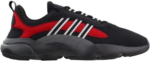 adidas Originals Men's Haiwee Sneaker, core Black/Silver met./Scarlet, 14 M US in Saudi Arabia