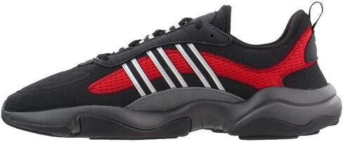 adidas Originals Men's Haiwee Sneaker, core Black/Silver met./Scarlet, 14 M US in Saudi Arabia