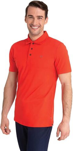 Calvin Klein Golf Men's Standard Newport Polo | Dry Fit with UPF 30+ Sun Protection, Silver, Medium in Kuwait