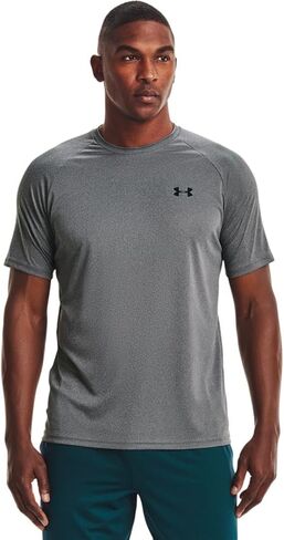 Under Armour Men's UA Tech 2.0 Short Sleeve Shirt (X-Large) Black in Saudi Arabia