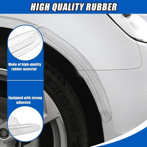 2PCS شرائط واقي المصد من CAR ، واقي حافة باب السيارة المضاد للخلع ، وميض PVC الأمامي والخلفي تصحيح مضاد للاصطدام لسيارة الشاحنة سيارات سيارات سيارات (أسود) in Kuwait