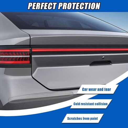 2PCS شرائط واقي المصد من CAR ، واقي حافة باب السيارة المضاد للخلع ، وميض PVC الأمامي والخلفي تصحيح مضاد للاصطدام لسيارة الشاحنة سيارات سيارات سيارات (أسود) in Kuwait