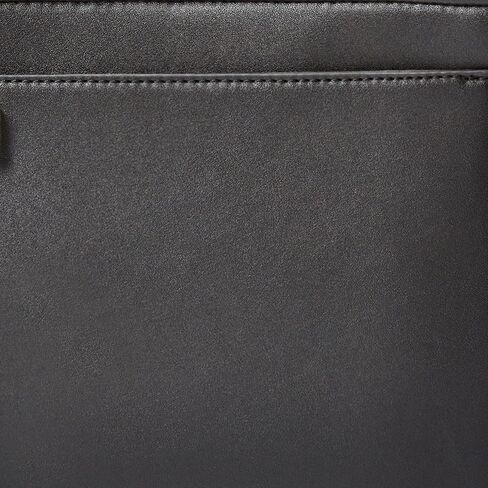 Calvin Klein Jade Tailored Satchel, Black/Silver in Saudi Arabia