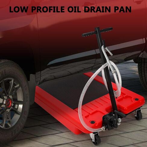مقلاة تصريف الزيت 20 جالون ، مقلاة تصريف الزيت المنخفضة مع مضخة كهربائية 12 فولت ، مقلاة تغيير الزيت مع يد وعجلات قابلة للطي ، عربة استنزاف بزيت 8 أقدام للسيارة ، سيارات الدفع الرباعي ، الشاحنات in Kuwait