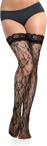 Benefeet Sox Womens Sexy Fishnet Thigh High Socks Black Thin Mesh Tights Long Stockings Nylon Hollow Pantyhose in Saudi Arabia