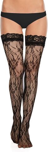 Benefeet Sox Womens Sexy Fishnet Thigh High Socks Black Thin Mesh Tights Long Stockings Nylon Hollow Pantyhose in Saudi Arabia