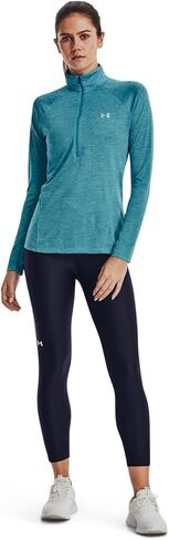Under Armour Women's Tech Twist ½ Zip Long-Sleeve Pullover , Beta Tint (658)/Metallic Silver , X-Small in Saudi Arabia