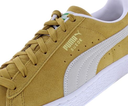 PUMA Suede Classic XXI Honey Mustard/Puma White 8.5 D (M) in Saudi Arabia