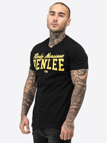 BenLee Rocky Marciano Basic t-Shirt Logo, Regular-Fit, Boxing Shirt, Black Size Medium in Saudi Arabia