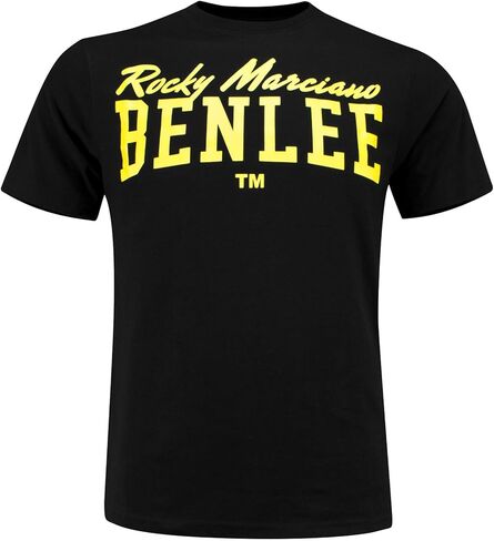 BenLee Rocky Marciano Basic t-Shirt Logo, Regular-Fit, Boxing Shirt, Black Size Medium in Saudi Arabia