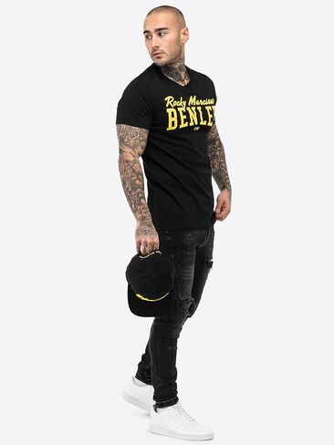 BenLee Rocky Marciano Basic t-Shirt Logo, Regular-Fit, Boxing Shirt, Black Size Medium in Saudi Arabia