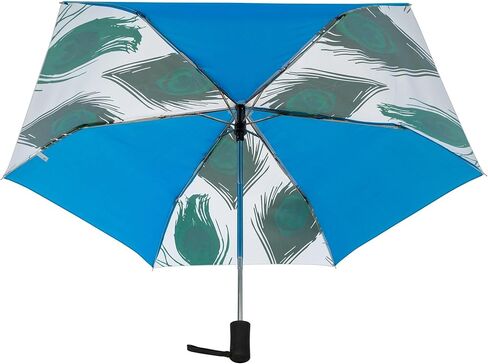 GreaterGood Whimsical Fun Rainy Day Paw Print Umbrella Auto Open Close Lightweight with Wrist Strap Storage Bag Animal Lover Gift Women Mom Ladies in Kuwait