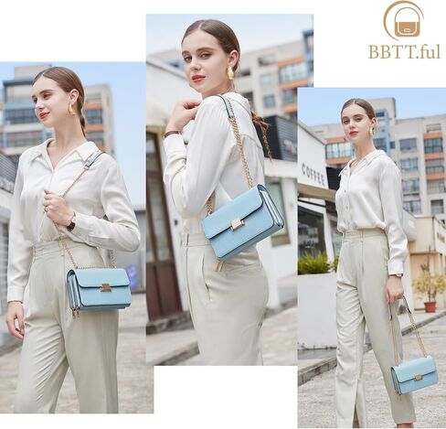 Square Shoulder Bags for Women Chain Strap Crossbody Bag Medium Leather Evening Bag for Women Satchel Handbags in Saudi Arabia