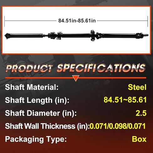 Rear Complete Drive Shaft Fit for Lexus RX300 1999 2000 2001 2002 2003, AWD, Prop Shaft Driveshaft Assembly Replace# 3710048010 in Saudi Arabia