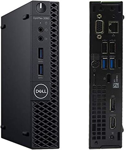 Dell OptiPlex 3060 Micro PC with Intel Core i3-8100T 3.1 GHz, 8GB RAM, 128GB SSD (Renewed) in Saudi Arabia