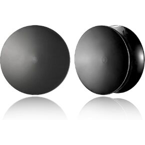 LADEMAYH 2Pcs Hypoallergenic Ear Plugs Tunnels Gauges for Ears, Lightweight, Surgical Stainless Steel 316L, Comfy Ear Piercing Gauge Earrings, Ear Expander Body Jewelry for Women & Mens