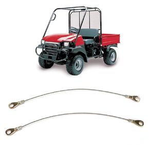 Tailgate Cables Tail Gate,2PCS Tailgate Cable Hook 53045‑1065 Replacement Compatible for Kawasaki Mule 3000 3010 3020