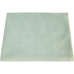 King & Priory Luxury Pale Green Velvet Pocket Square