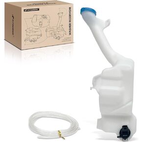 A-Premium Windshield Washer Reservoir Compatible with Select Honda Models - Accord 2013 2014 2015 2016 2017, with (Washer Pump/Filler Neck/Cap/Hose/Bracket) - Replace# 76841T2FA01