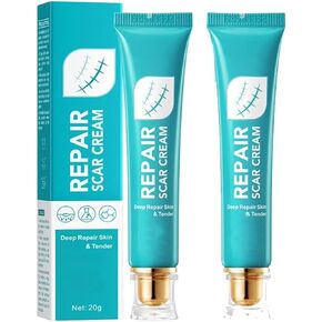 2 PCS Scar Cream for Men and Women, Scar Repair Cream, Skin Smoothing Firming, Scar Gel Removal Surgical Scar Gel