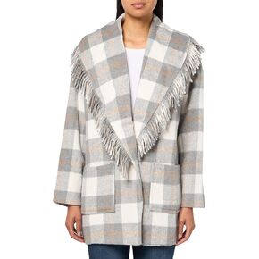 Mud Pie Women Hartford Fringe Coat