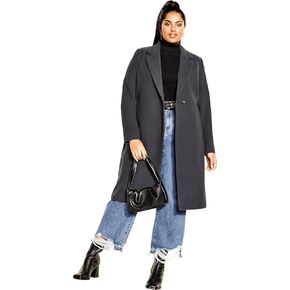 City Chic Women's Plus Size Coat - Effortless Chic