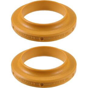 X AUTOHAUX 2pcs 4.88 Inch Rear Suspension Bump Stop Strut Bumper Bump Stop for Porsche Boxster 2009-2011 No.98133350401 Rubber Yellow