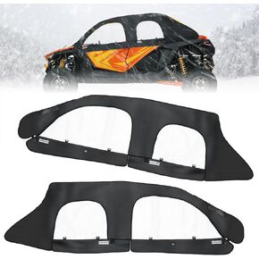 Kemimoto Pro XP4 CAB SPACTER APORS ، UTV Soft CAB SING SINGLOST SIDE KIT استبدل 2884665 متوافق مع 2020-2024 PORLIS RZR PRO XP 4 ، 2022-2024 PORLIS RZR Turbo R 4