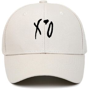 Baseball Cap, Hip Hop Stylish Trucker Hat for Men & Women, XO Embroidered Adjustable Streetwear Cap for Casual & Outdoor Wear