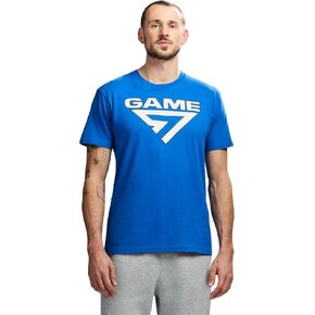 Men's Short Sleeve Lightweight Graphic Logo Crew Neck Cotton T-Shirt
