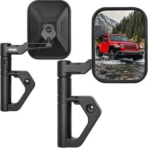 مرايا Wrangler أبواب قبالة متوافقة مع Jeep Wrangler JK JL JT Gladiator & Unlimited 2007-2025 ، Mwnyo All-aluminum Sidoy View Sert
