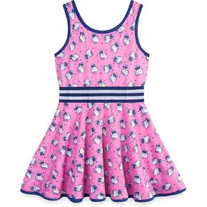 Hello Kitty Sanrio Girls Sleeveless Dress for Toddler and Big Kids