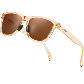 DUBERY Classic Polarized Sunglasses for Women Men Trendy Retro Designer Style Shades D550