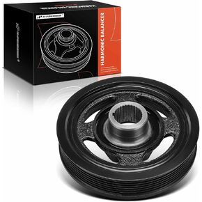 A-Premium Engine Harmonic Balancer Crankshaft Pulley Compatible with Honda CR-V CRV 2017-2022, Civic 2016-2021, Accord 2018-2022, 1.5L