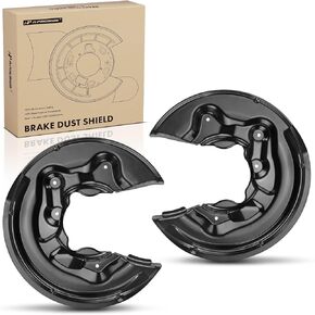 A-Premium Rear Driver and Passenger Side Brake Dust Shield Compatible with Select Volkswagen & Audi Models - Passat, Tiguan, CC, A3, Passat CC, Tiguan Limited, A3 Quattro, Q3 Quattro - 2-PC Set