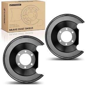 A-Premium Rear Driver and Passenger Side Brake Dust Shield Compatible with Mitsubishi Models - Outlander 2012-2022, Outlander PHEV 2018-2019, ASX 2013-2015, 2-PC Set