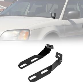 WeiSen Hood Hinge Ditch Light Mount Bracket for Auxiliary Offroad Pod Work Light Compatible with Subaru Outback 2000-2004
