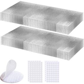 2 Car Garage Door Insulation Kit Double Bubble Garage Insulation Panels with Strong Self Adhesive Dots, Reflective Aluminum Panels for Garage Greenhouse Attics RVs Roof （16 Pcs,24 x 48 Inch）