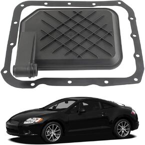 F4A41-1 F4A42-1 Automatic Transmission Filter Oil Pan Gasket Kit Compatible With 2002-2007 Mitsubishi Lancer 2000-2012 Eclipse 1999-2012 Galant 1997-1999 Diamante Replaces MD758684 MD758691