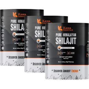 Pure Himalayan Shilajit Resin – 75% Fulvic Acid, 85+ Minerals – Gold Grade Ayurvedic Supplement for Energy, Strength & Wellness – Lab-Tested – 30g Shilajit for Men & Women