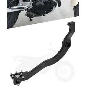 Rear Brake Pedal for TW200,Adjustable Foldable CNC 6061 Aluminum Dirt Bike Foot Brake Lever for TW200 2001-2025,Trailway 1987-2000-Black
