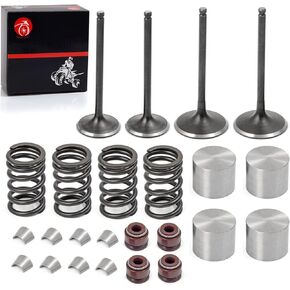 Engine Intake Valve & Exhaust Valve Spring seal Kit Compatible with Suzuki LTZ 400 LT-Z400 Quadsport Z400 2003-2014 DR-Z400 DRZ 400 E/S/SM 2000-2022 12911-29F00 12912-29F00