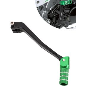 JFG RACING Dirt Bike Gear Shifter,Foldable CNC Motorcycle Foot Shift Lever Pedal for KX450F 2009-2018/KX450 2019-2024/KX450X 2021-2024 Green