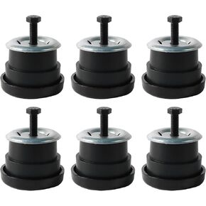 6PCS Body Cab Mount Bushing Kit 924-180 924-181 Compatible with Chevy S10 Pickup Chevrolet GMC Sonoma 1994 1995 1996 1997 1998 1999 2000 2001 2002 2003 2004 Body Position 1 2 and 3